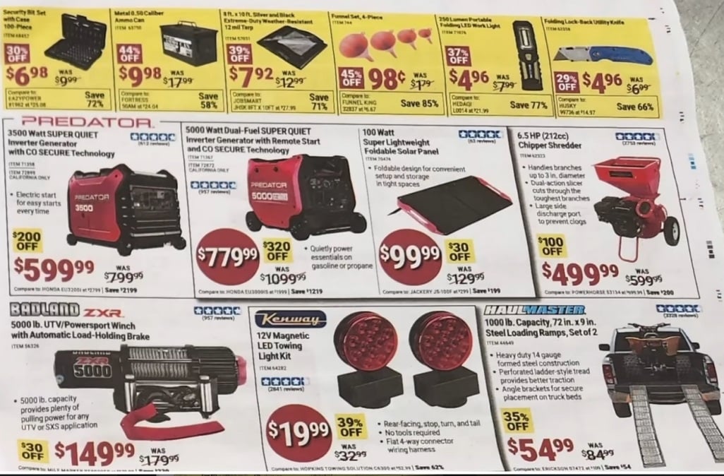 Harbor Freight Black Friday 2025 Ad