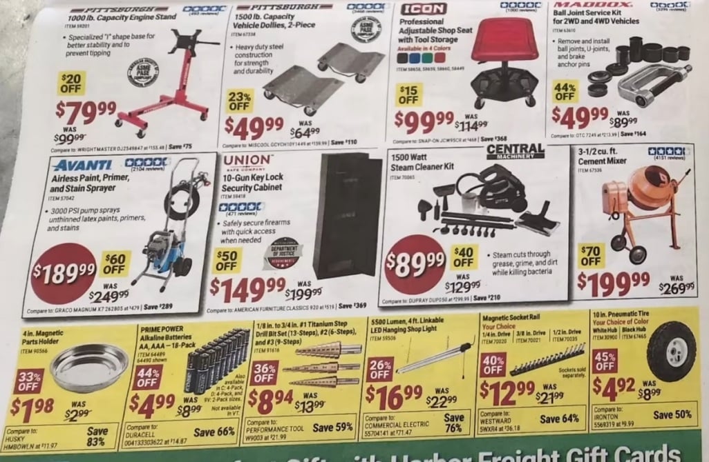 Harbor Freight Black Friday 2025 Ad
