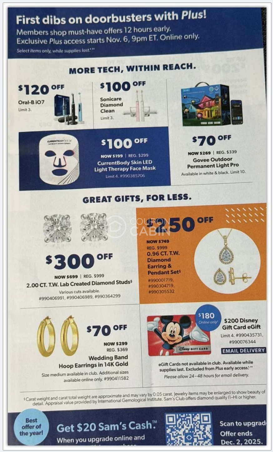 Sams Club Black Friday 2025 Ad