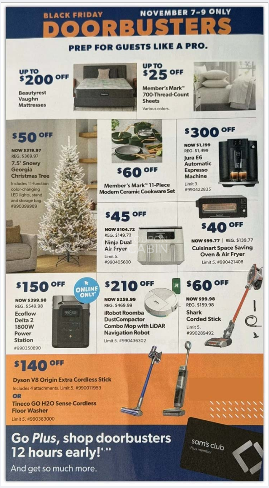 Sams Club Black Friday 2025 Ad