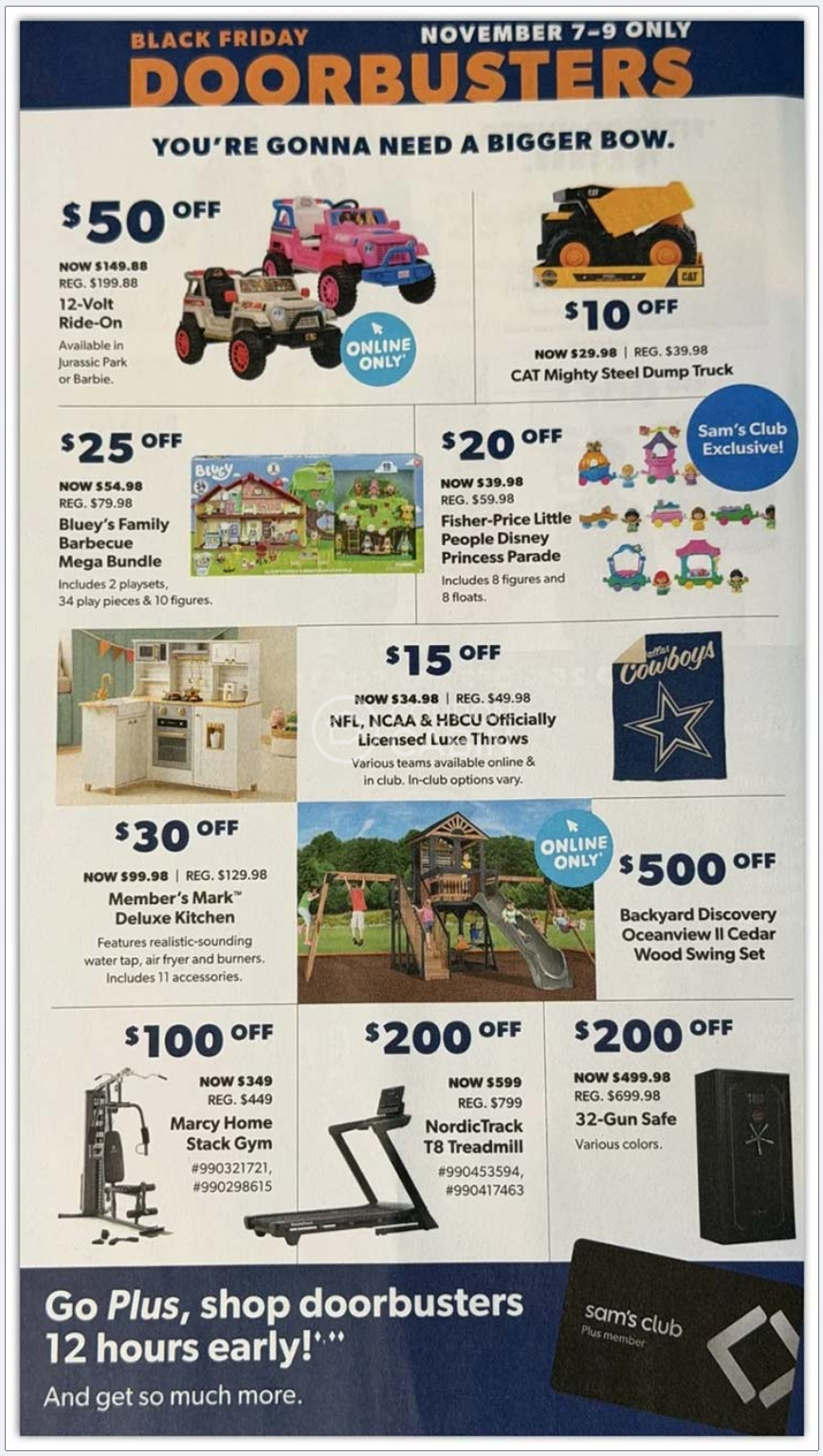 Sams Club Black Friday 2025 Ad