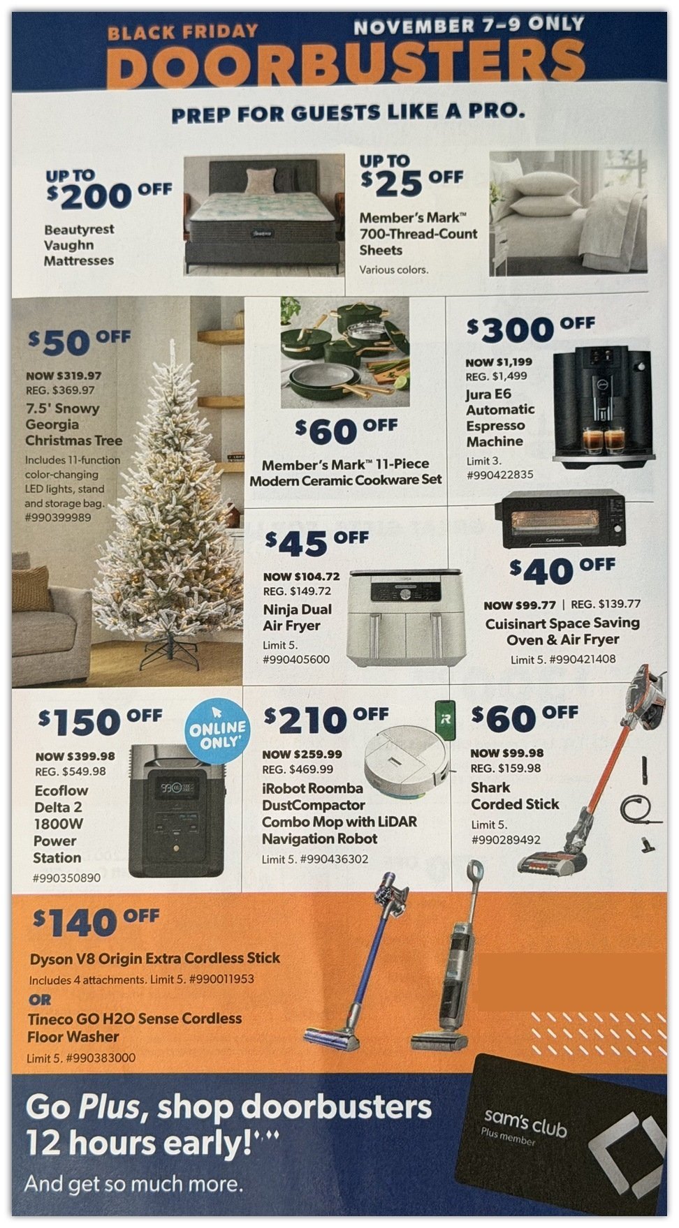 Sams Club November Doorbusters