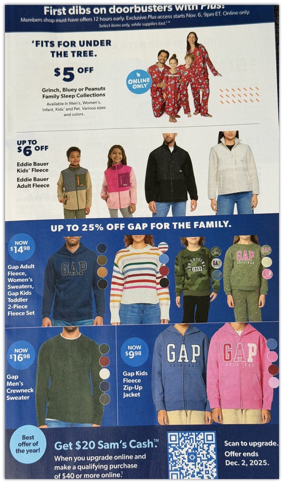 Sams Club November Doorbusters