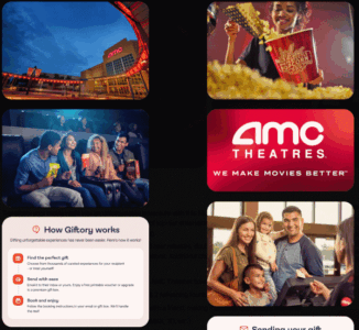 AMC Movie Theatres Experience for 2 (2 Ticket,2 Drink,1 Popcorn)
