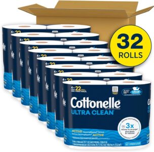 Cottonelle Ultra Soft Toilet Paper, 32 Family Mega Rolls Sale