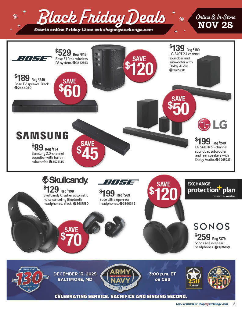 AAFES Black Friday 2025 Ad
