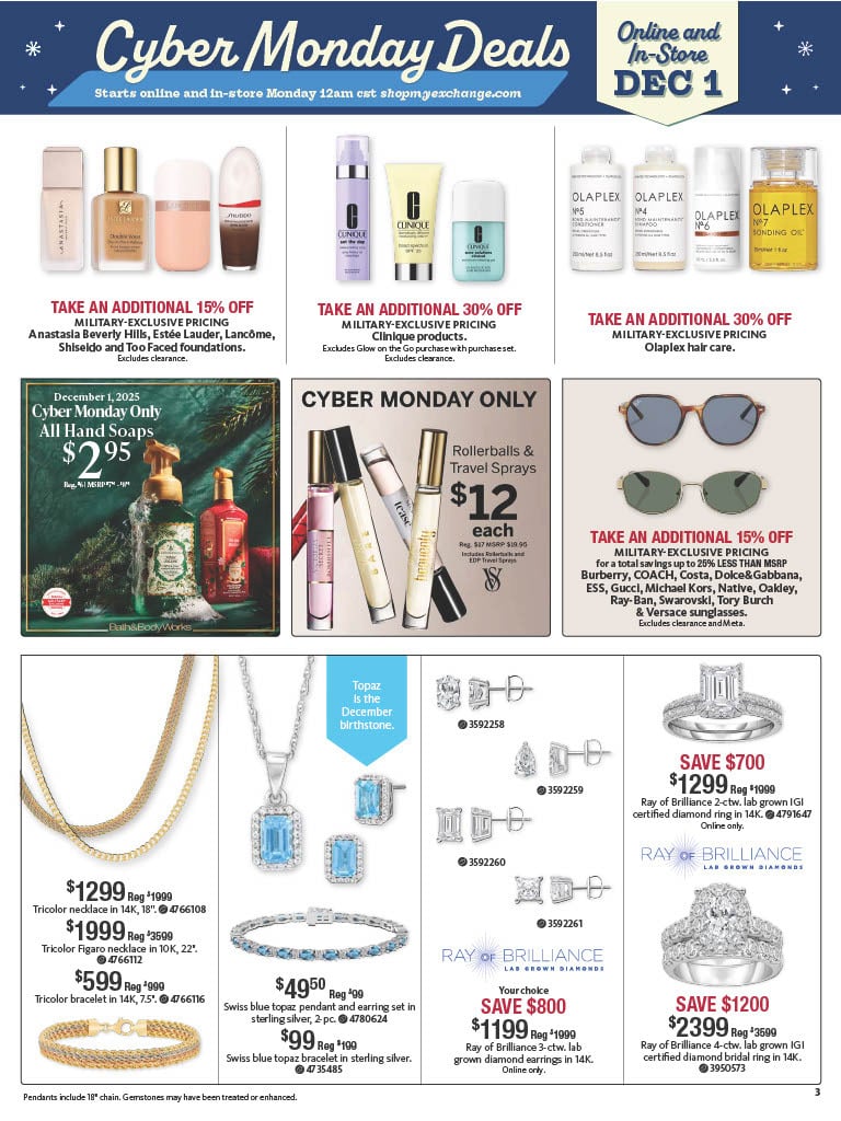 AAFES Cyber Monday 2025 Ad