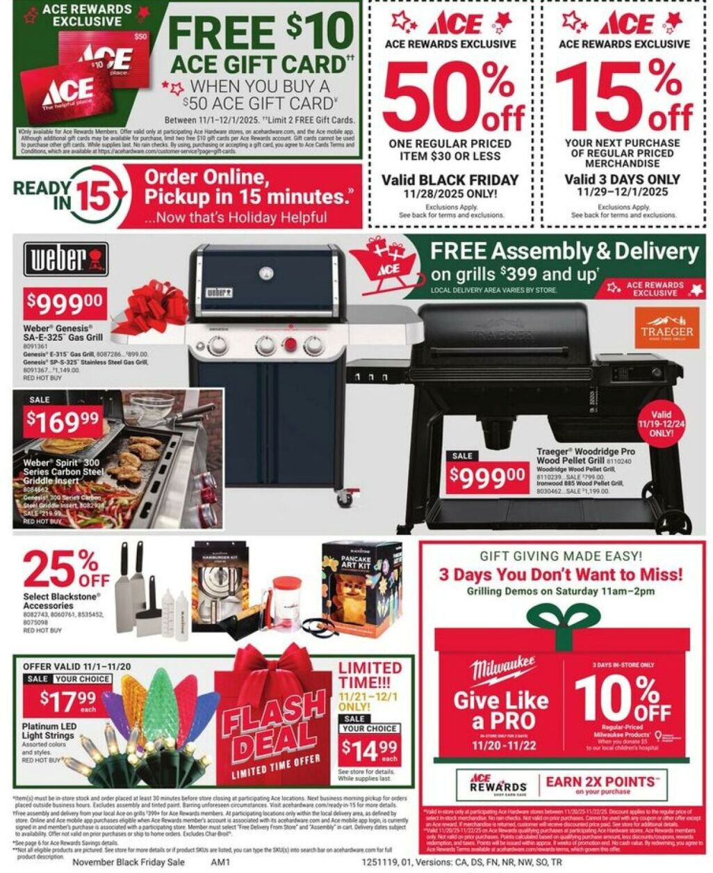Ace hardware Black Friday 2025 Ad
