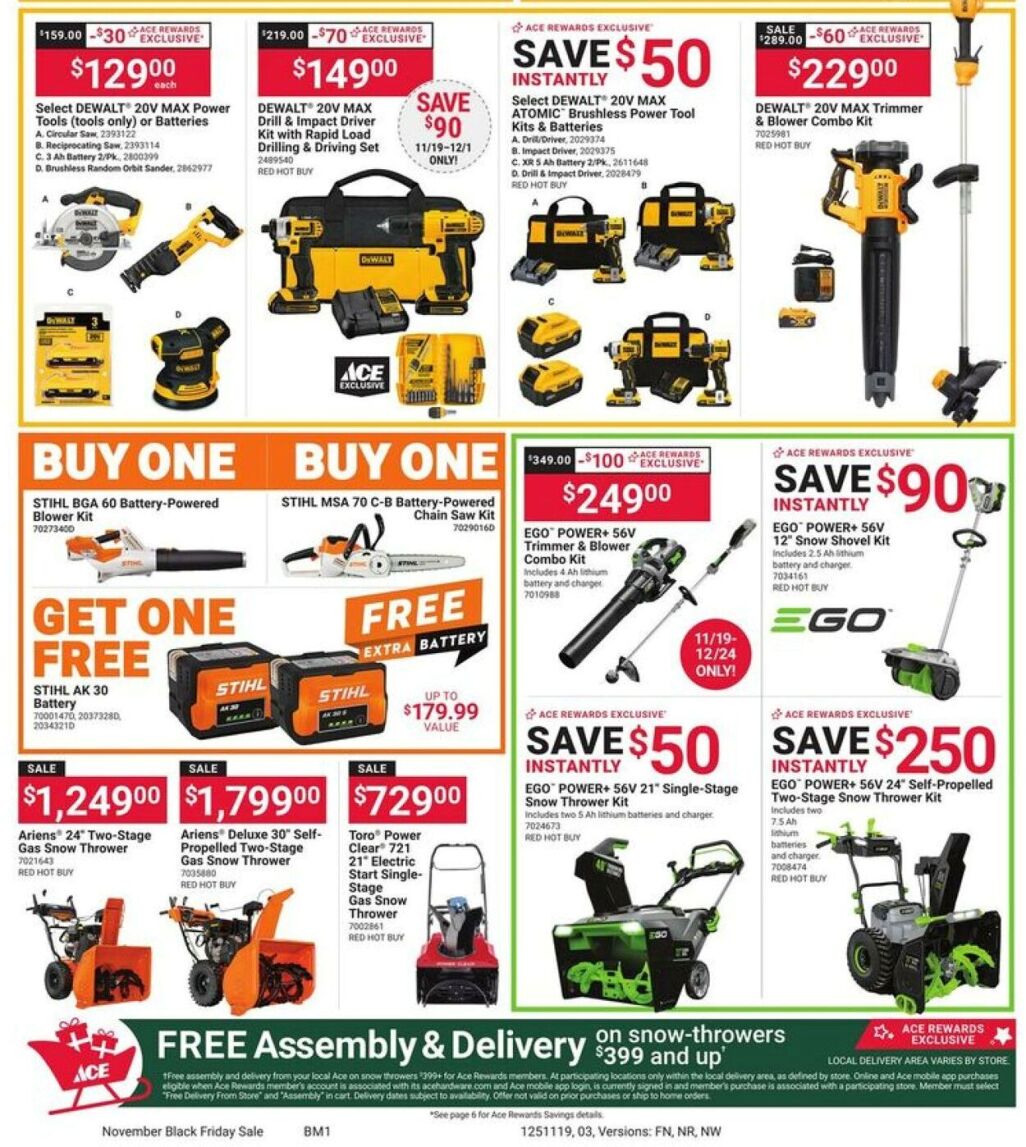 Ace hardware Black Friday 2025 Ad