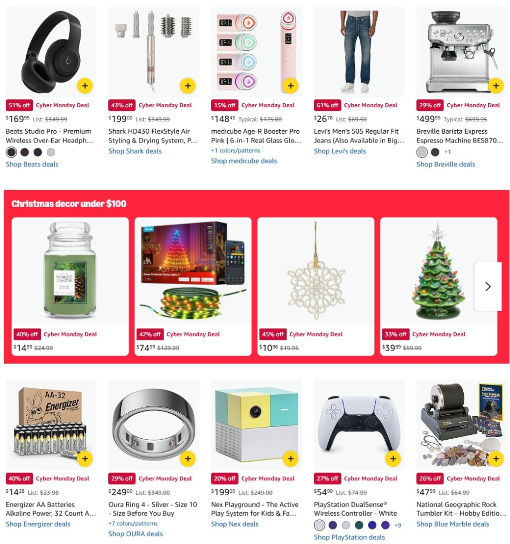 Amazon Cyber Monday 2025 Ad