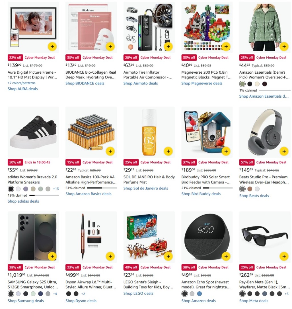 Amazon Cyber Monday 2025 Ad