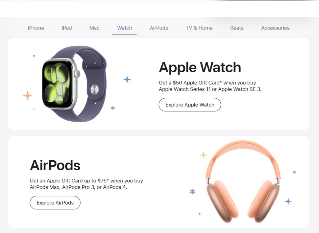 Apple Black Friday 2025 Ad