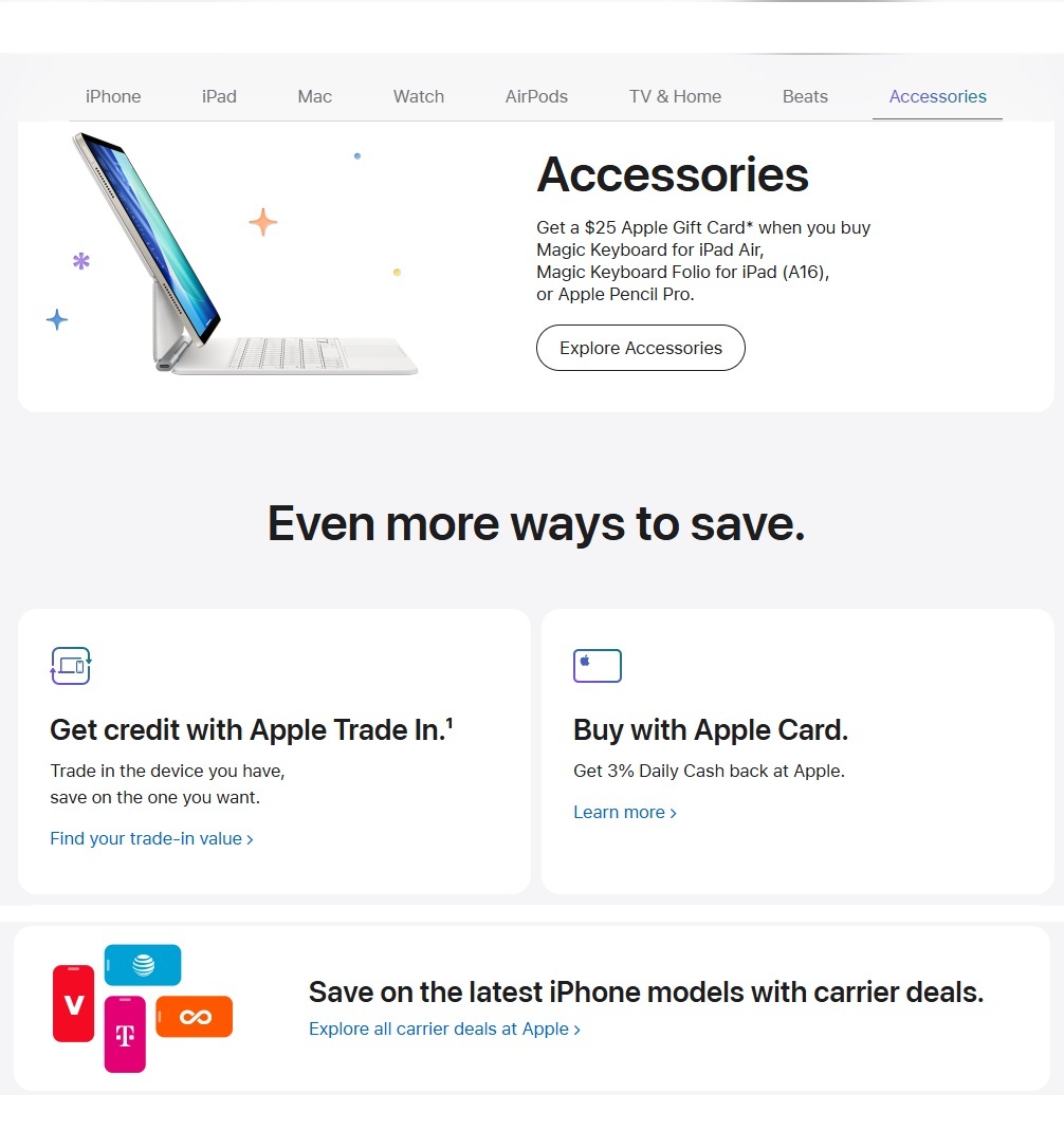 Apple Black Friday 2025 Ad