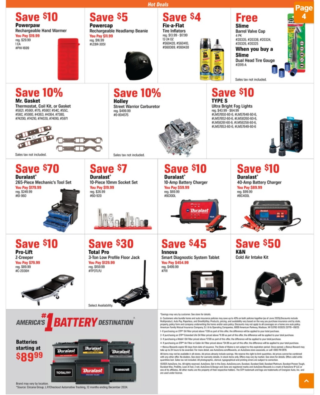 Autozone Black Friday 2025 Ad