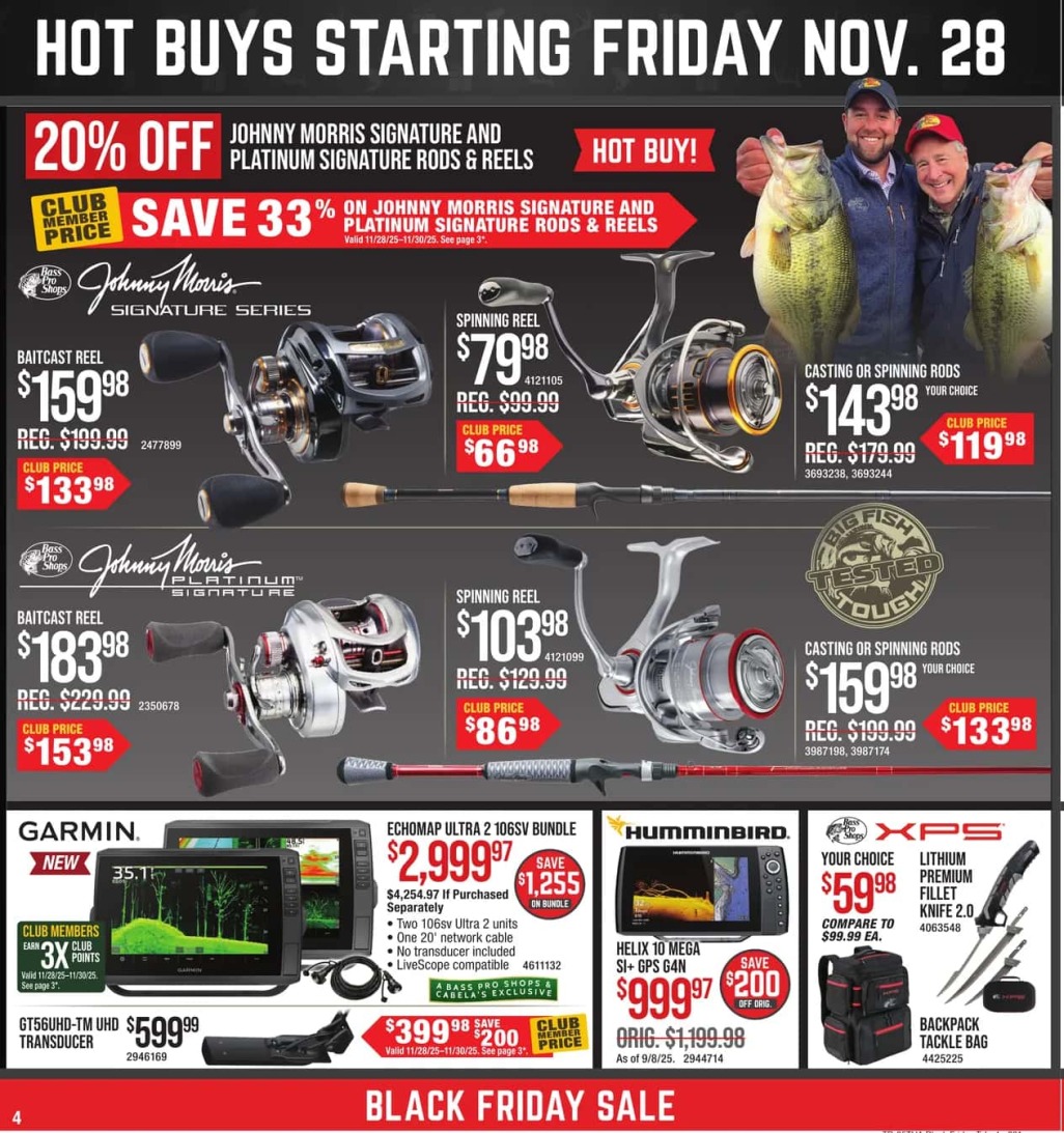 Bass Pro Cabelas Black Friday 2025 Ad