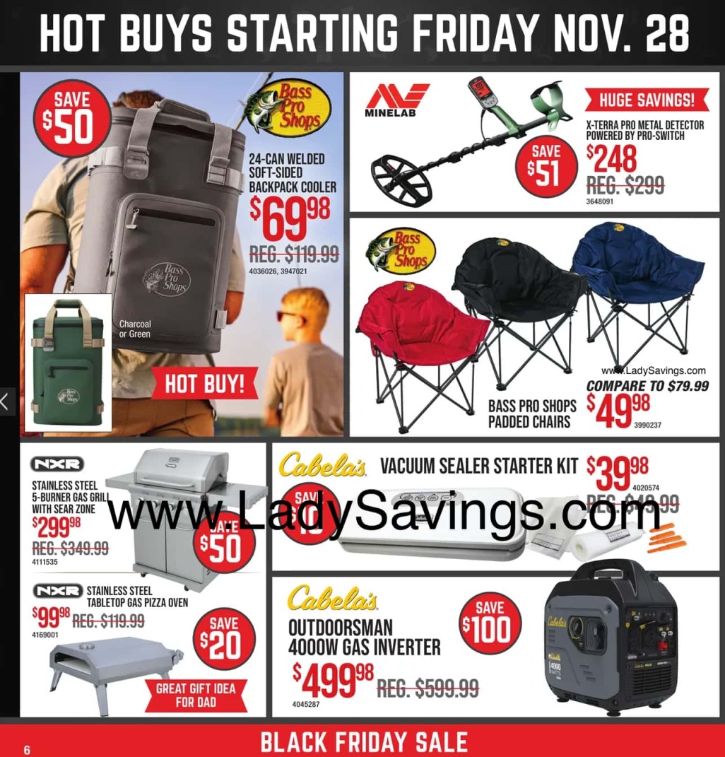 Bass Pro Cabelas Black Friday 2025 Ad