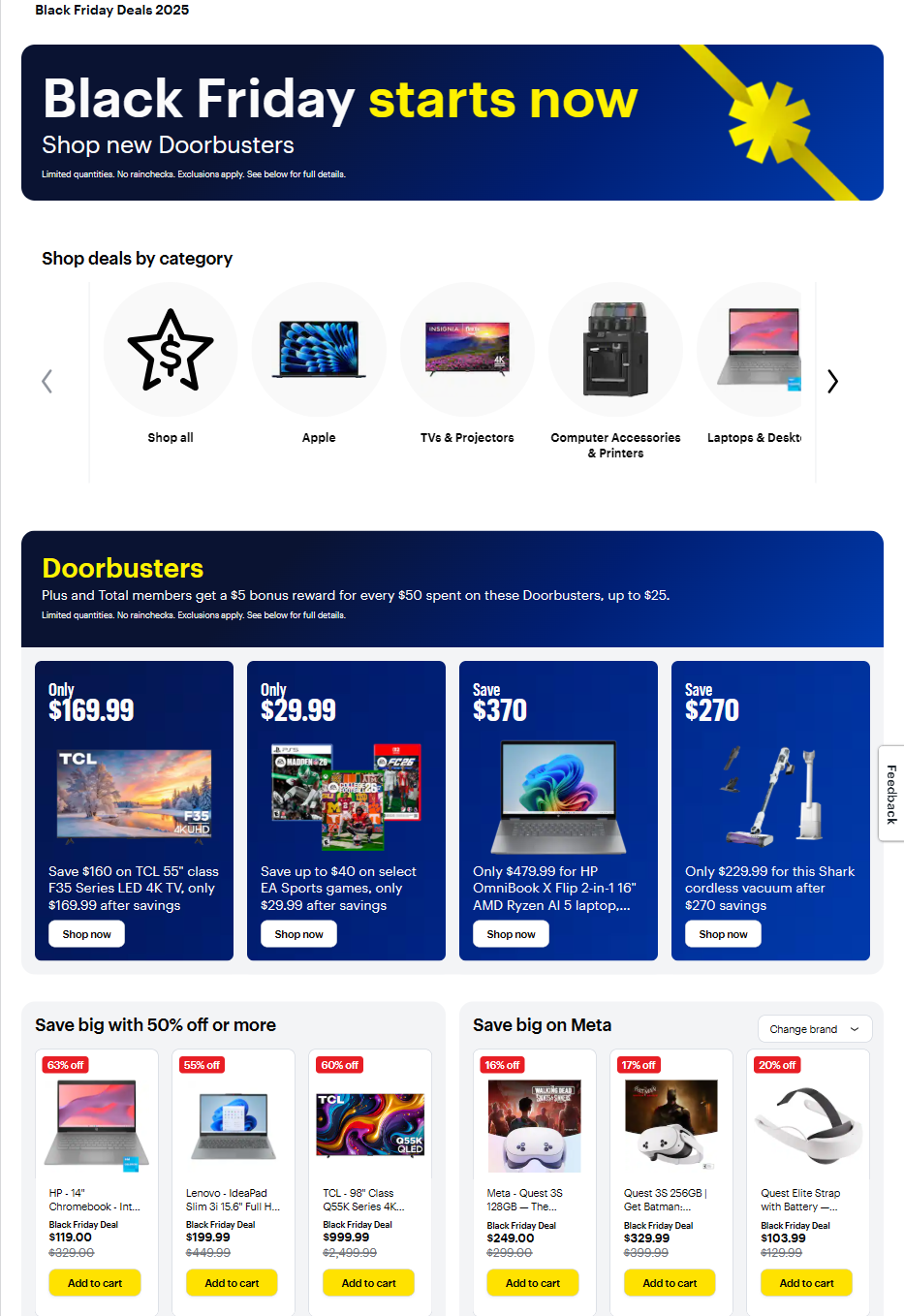 Best Buy Black Friday 2025 Ad