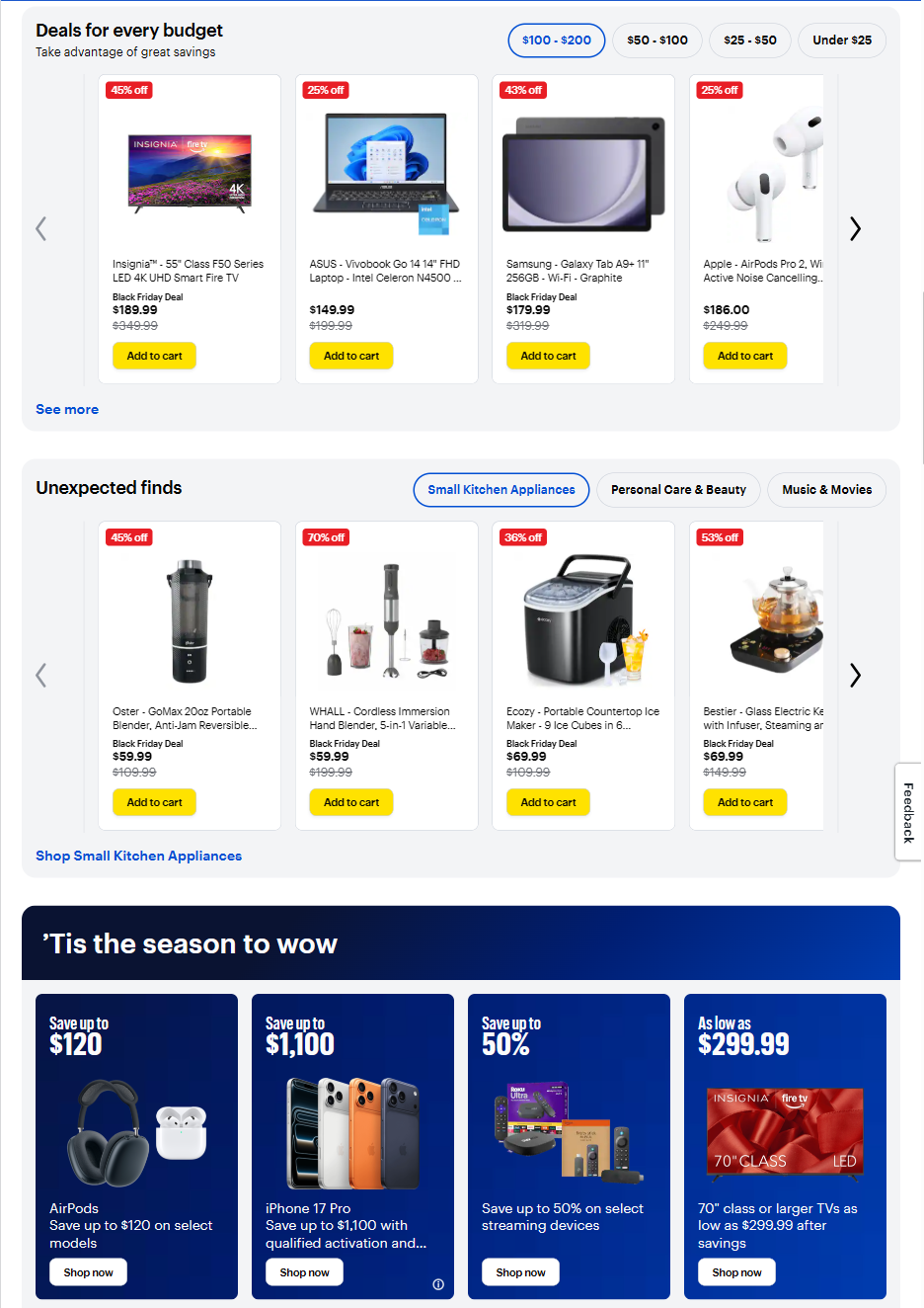 Best Buy Black Friday 2025 Ad