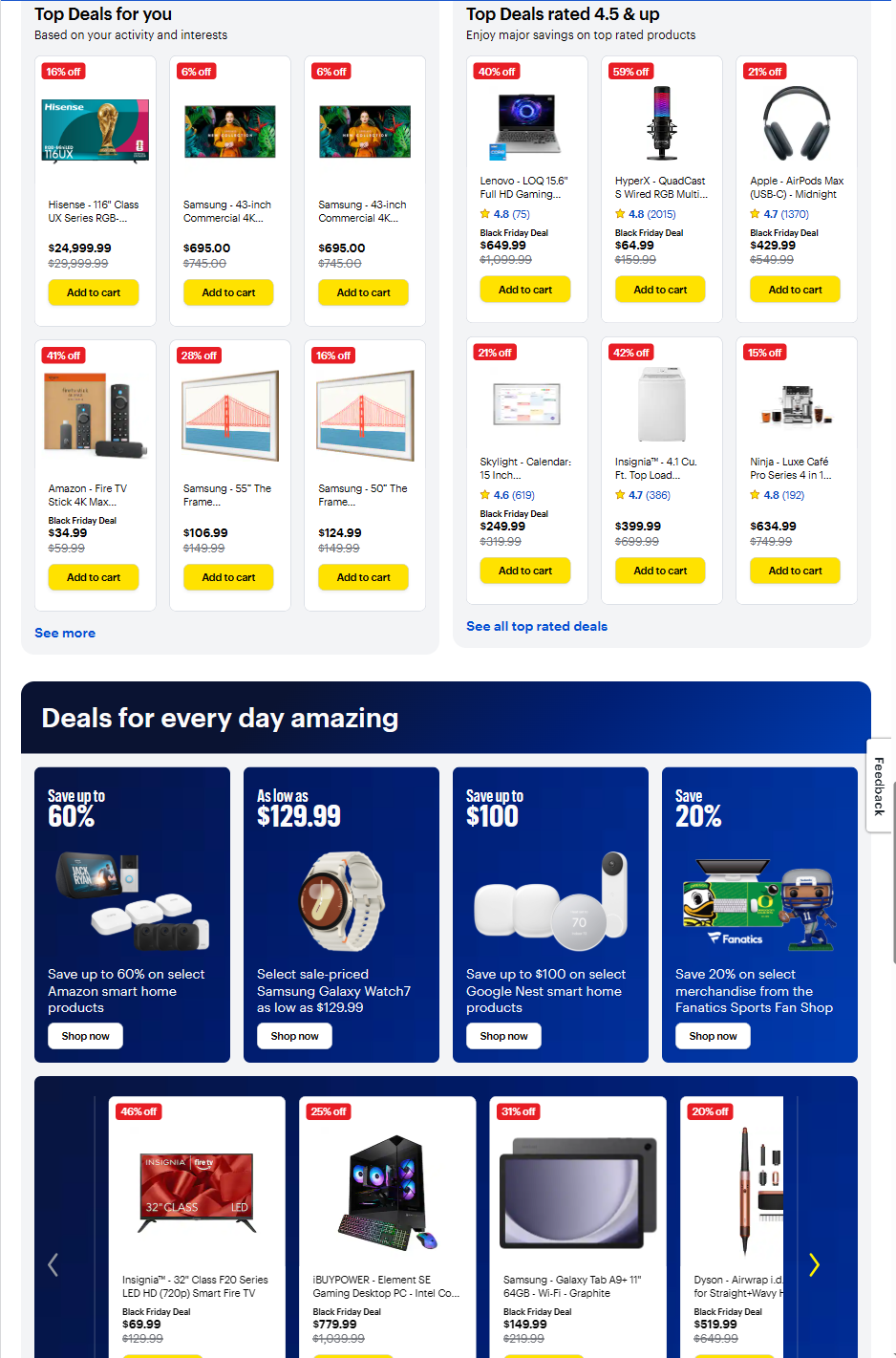 Best Buy Black Friday 2025 Ad