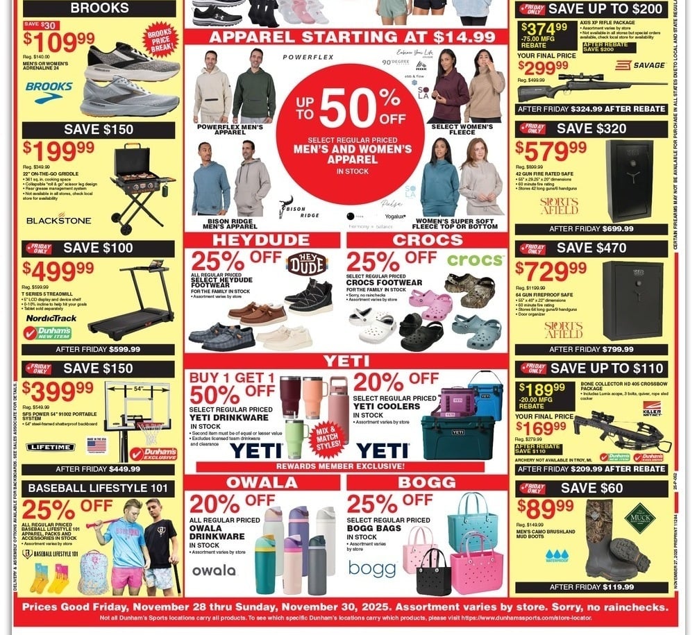 Dunham Sports Black Friday 2025 Ad