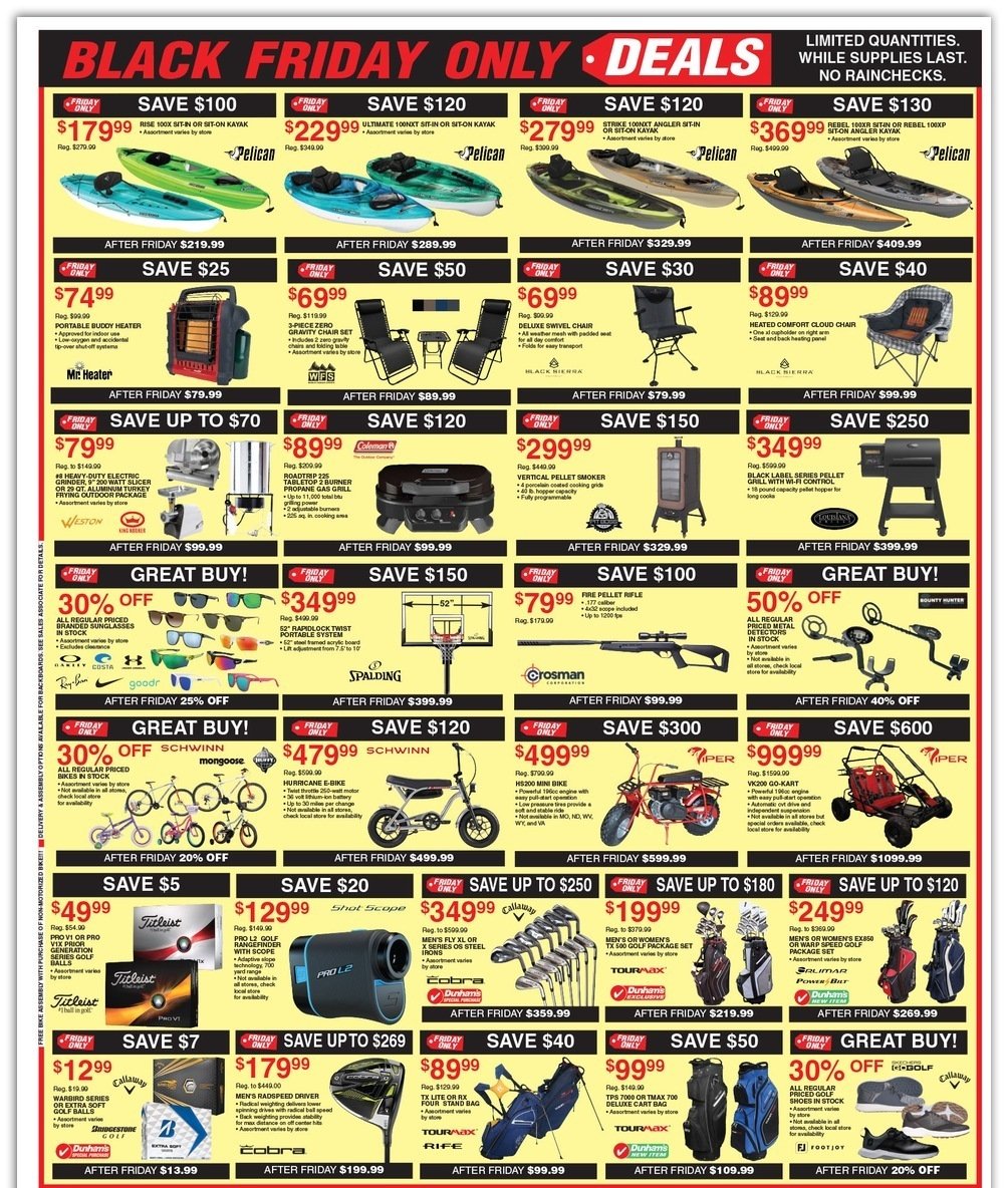 Dunham Sports Black Friday 2025 Ad