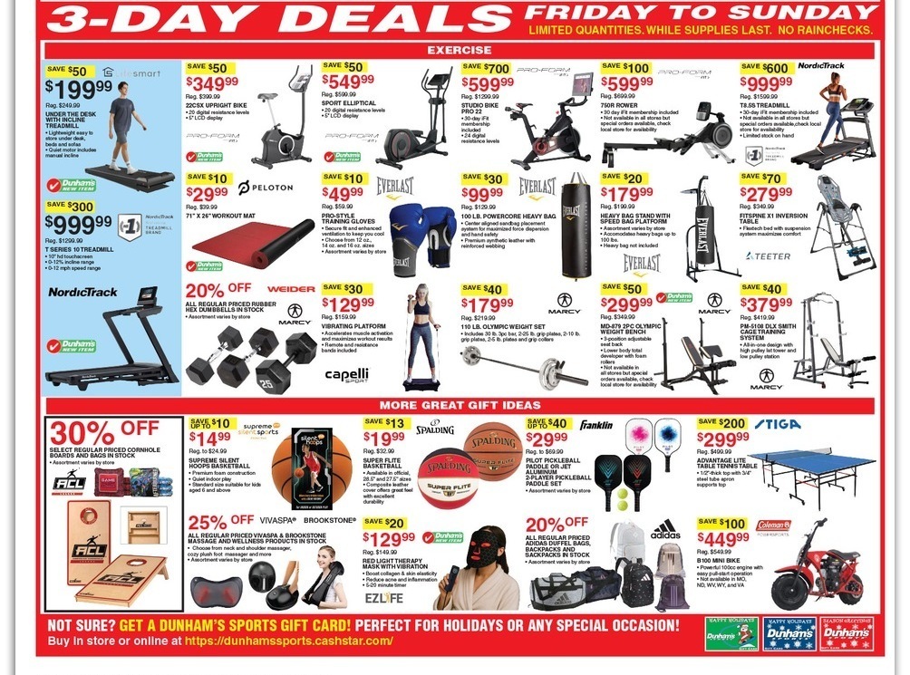 Dunham Sports Black Friday 2025 Ad