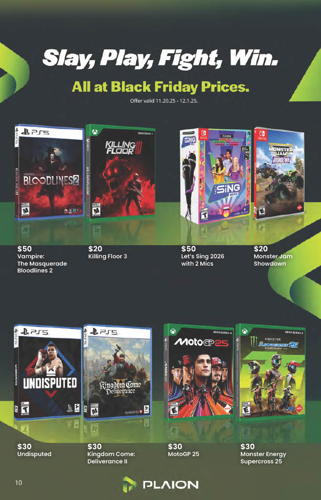 Gamestop Black Friday 2025 Ad