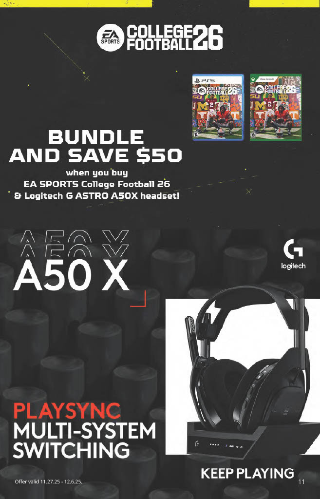 Gamestop Black Friday 2025 Ad