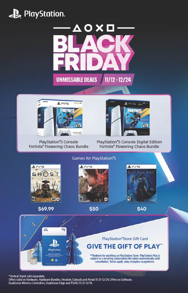 Gamestop Black Friday 2025 Ad