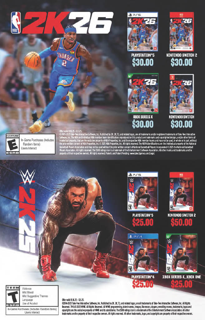 Gamestop Black Friday 2025 Ad