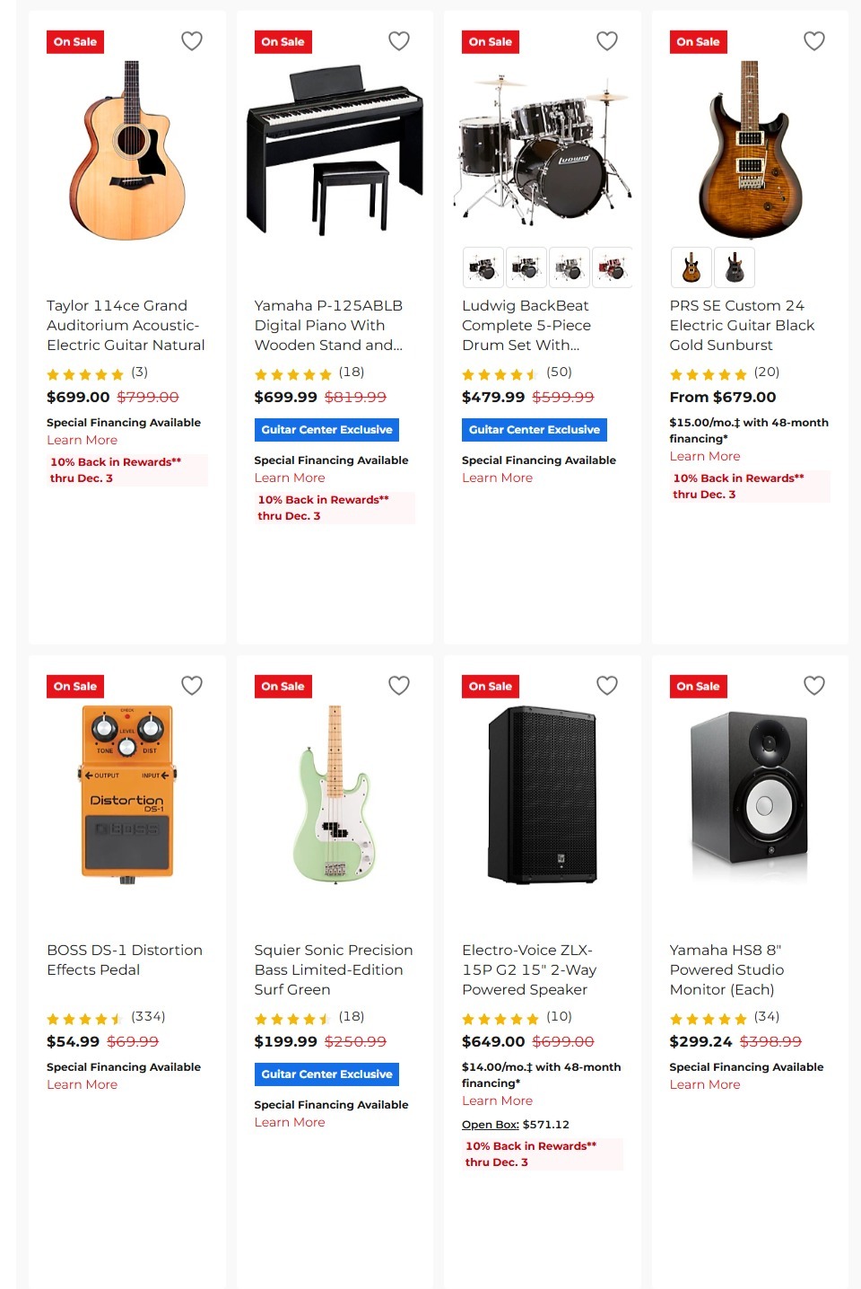 Guitar Center Black Friday 2025 Ad