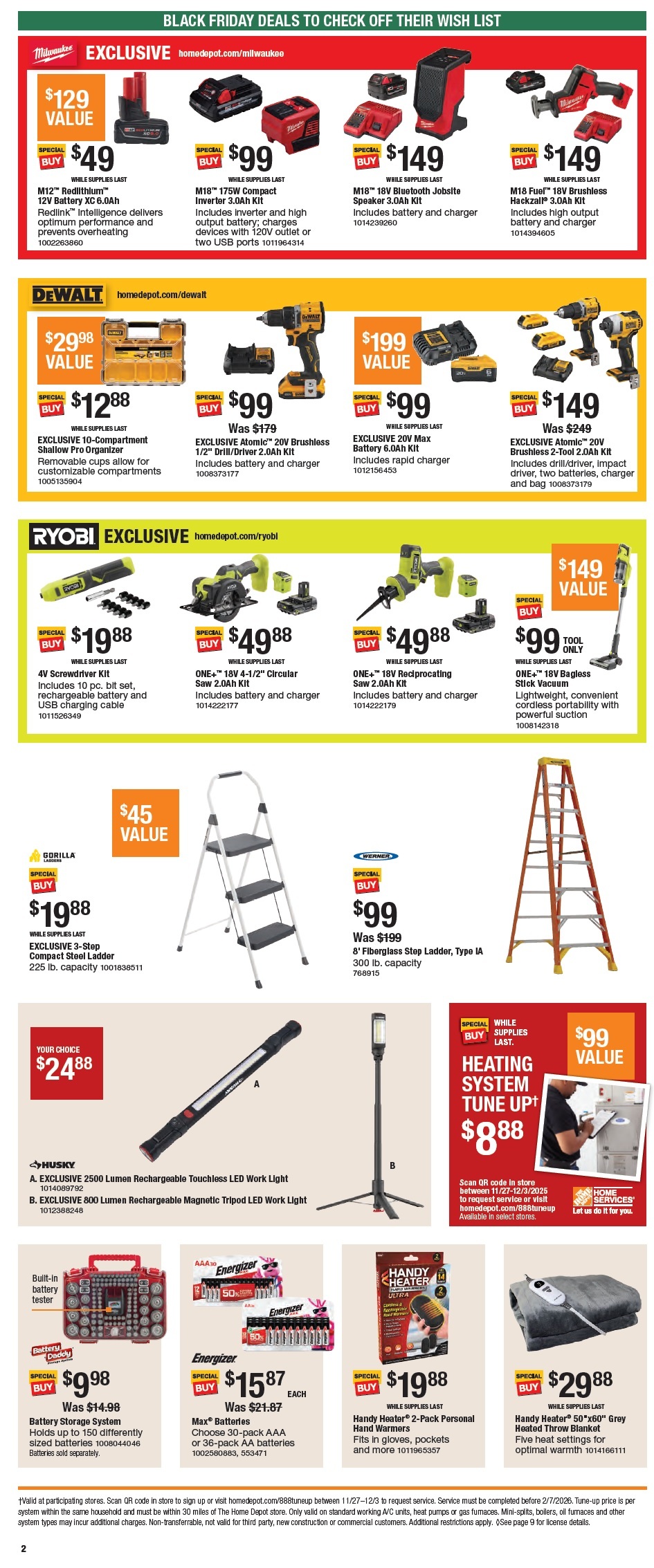 Home Depot Black Friday 2025 Ad