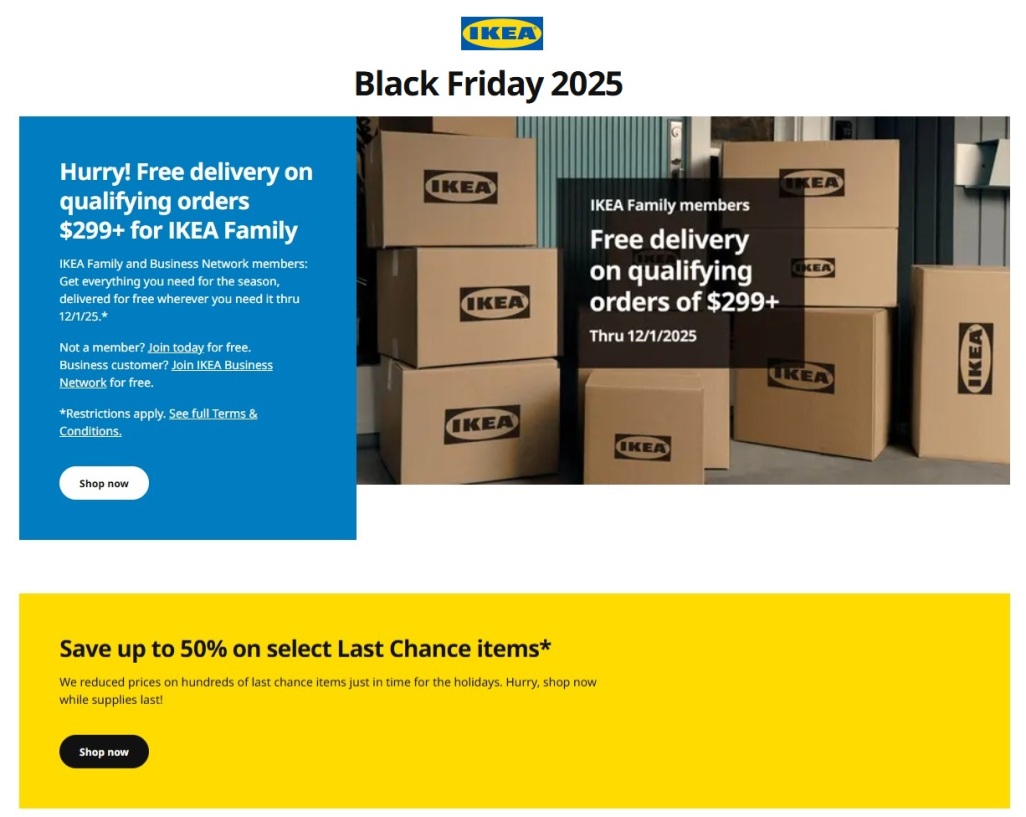 Ikea Black Friday 2025 Ad