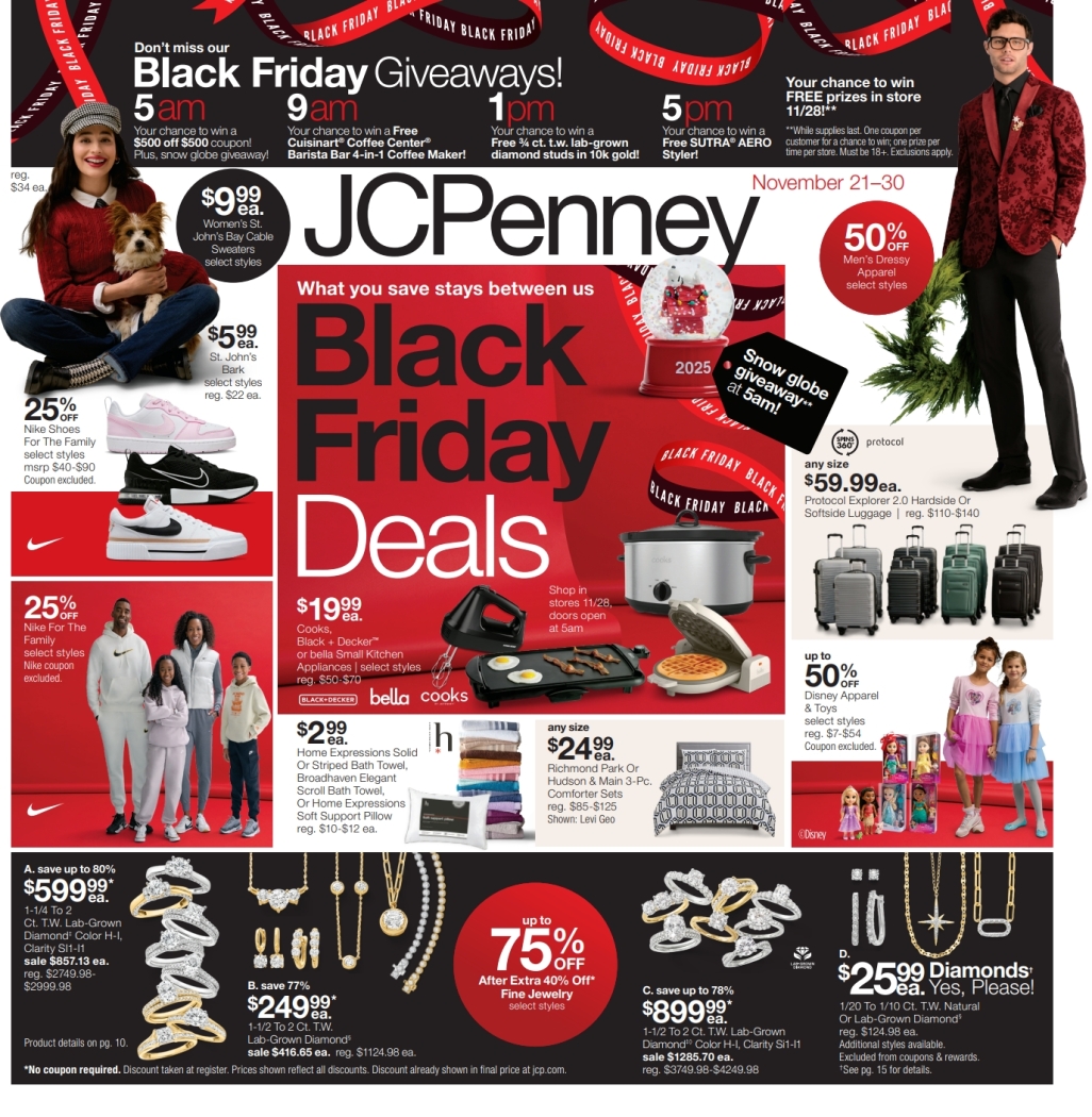 JC Penney Black Friday 2025 Ad