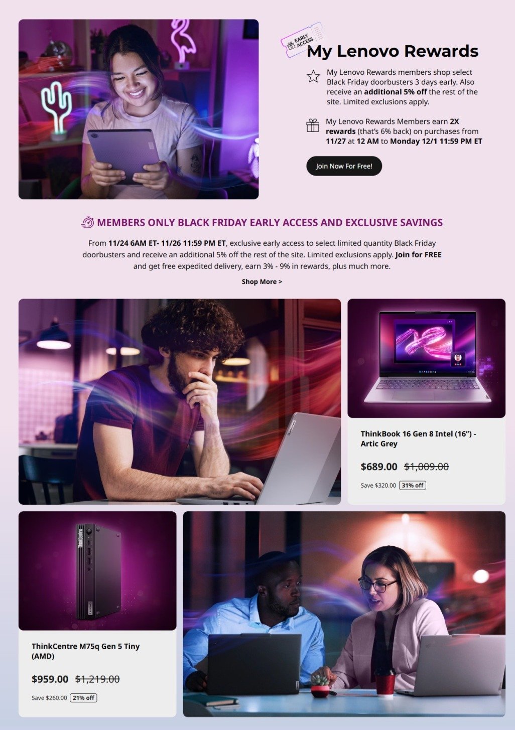 Lenovo Black Friday 2025 Ad