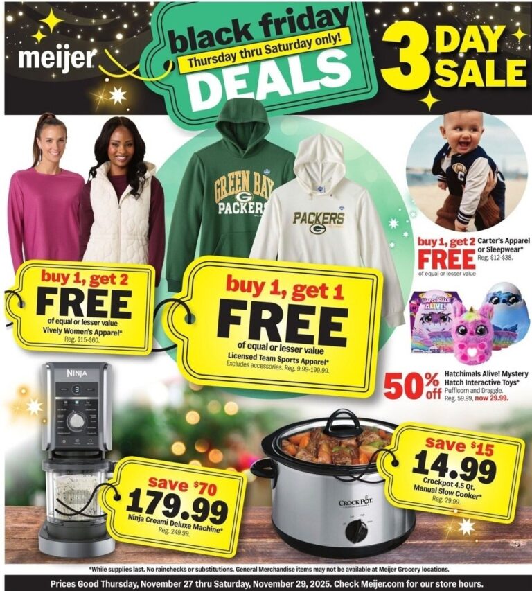 Meijer Black Friday 2025 Ad Scans - BuyVia