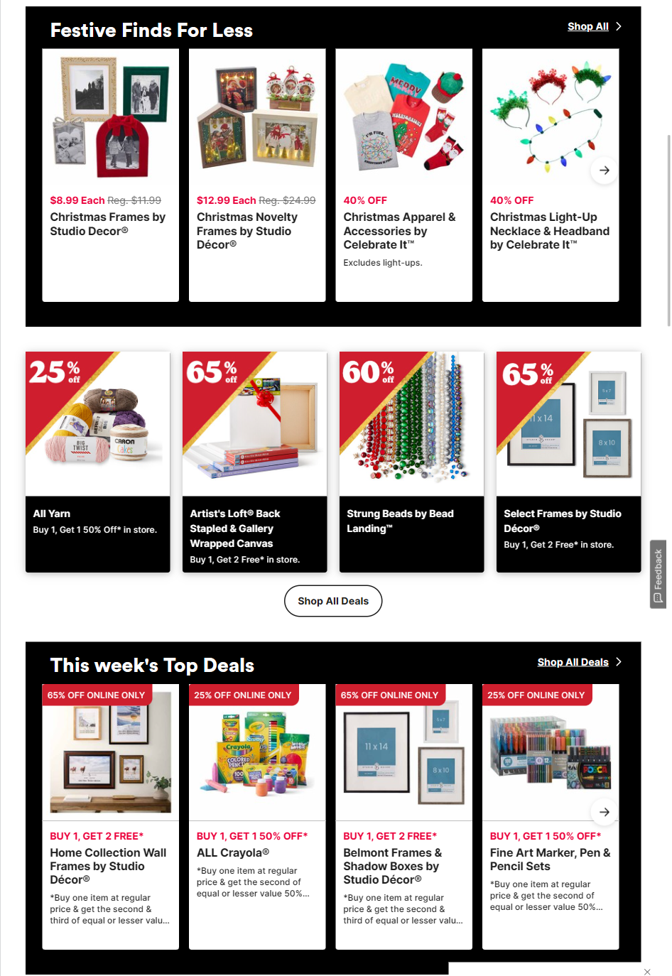 Michaels Black Friday 2025 Ad