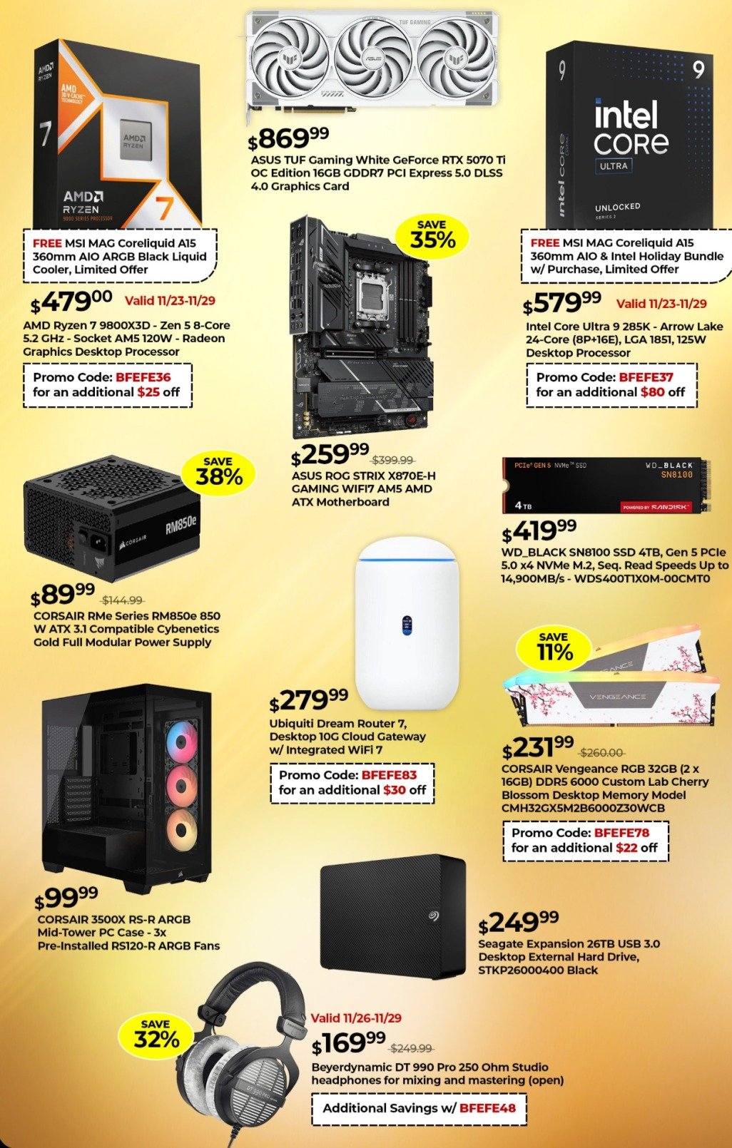 Newegg Black Friday 2025 Ad
