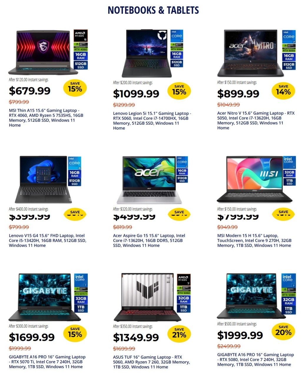 Newegg Black Friday 2025 Ad