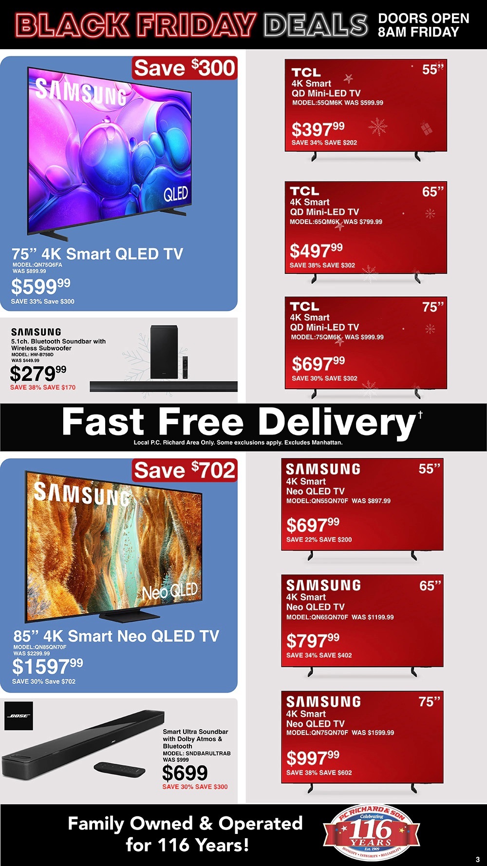 PC Richard and Son Black Friday 2025 Ad