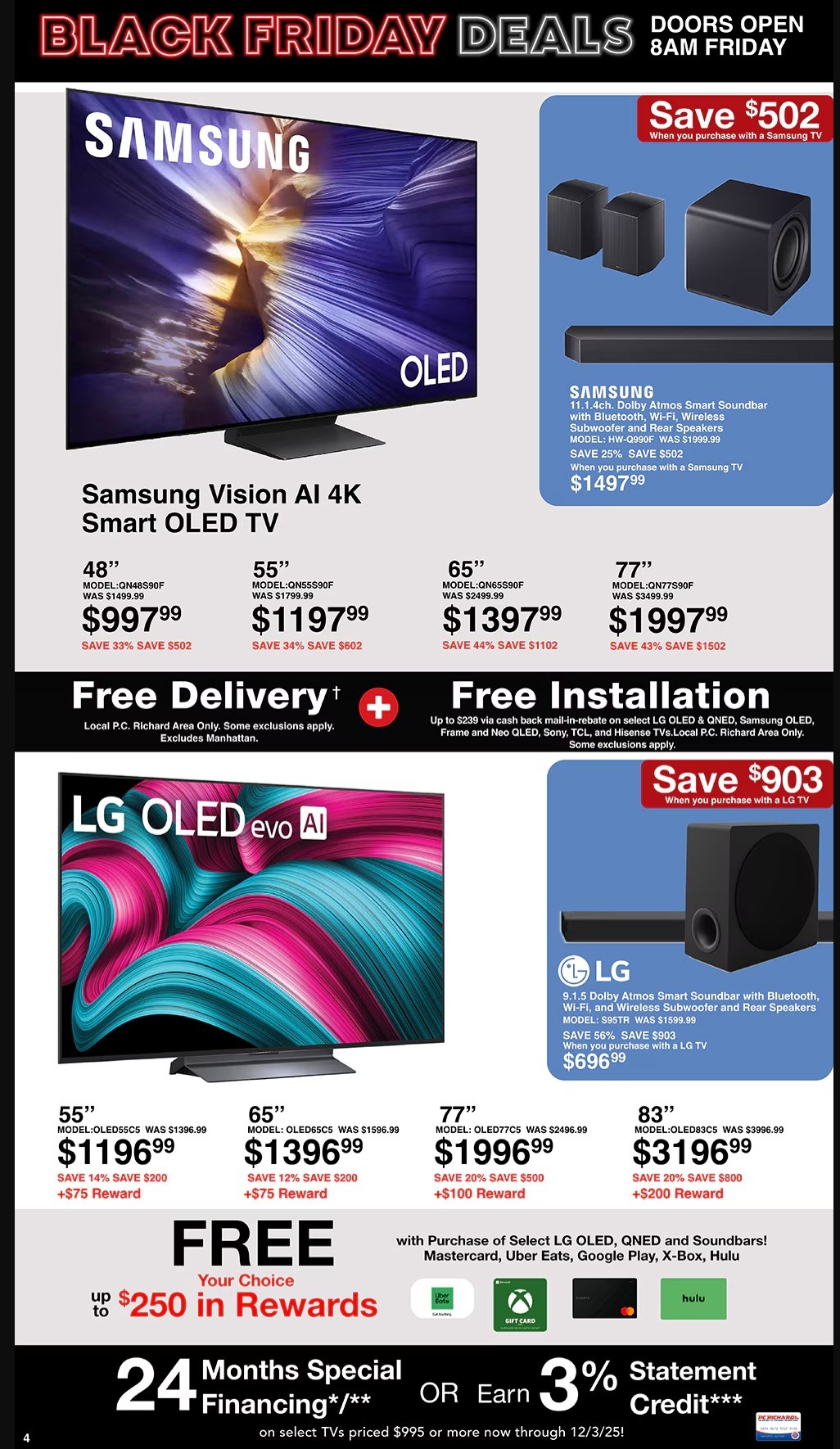 PC Richard and Son Black Friday 2025 Ad