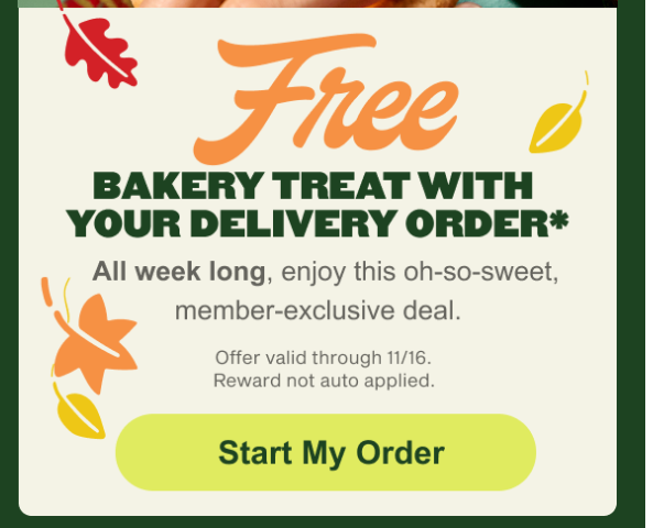 Panera Bread Coupon - Enjoy a FREE delivery fee on your order of $25 or more for MyPanera Members. Limited time only

At participating locations.