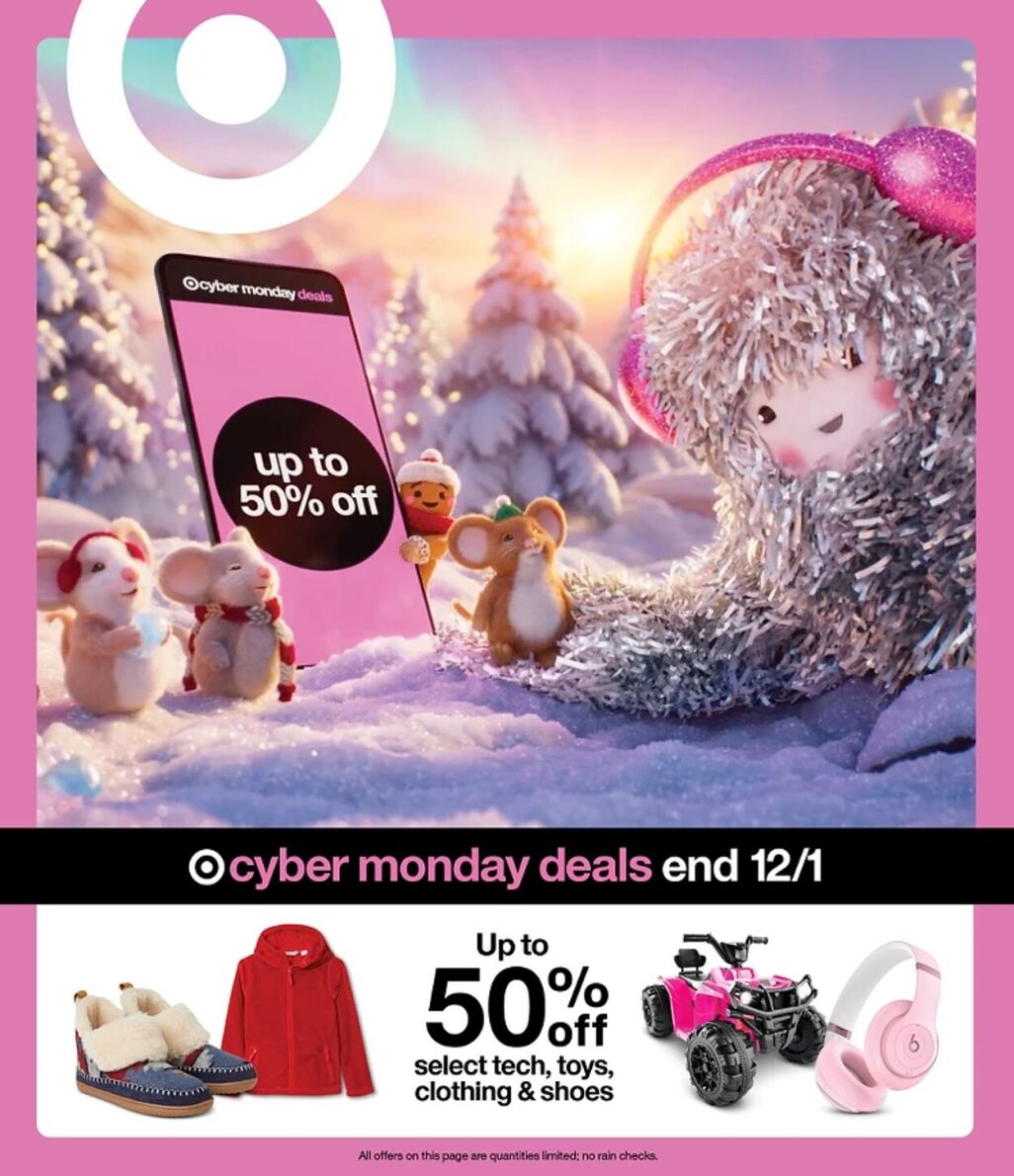 Target Cyber Monday 2025 Ad
