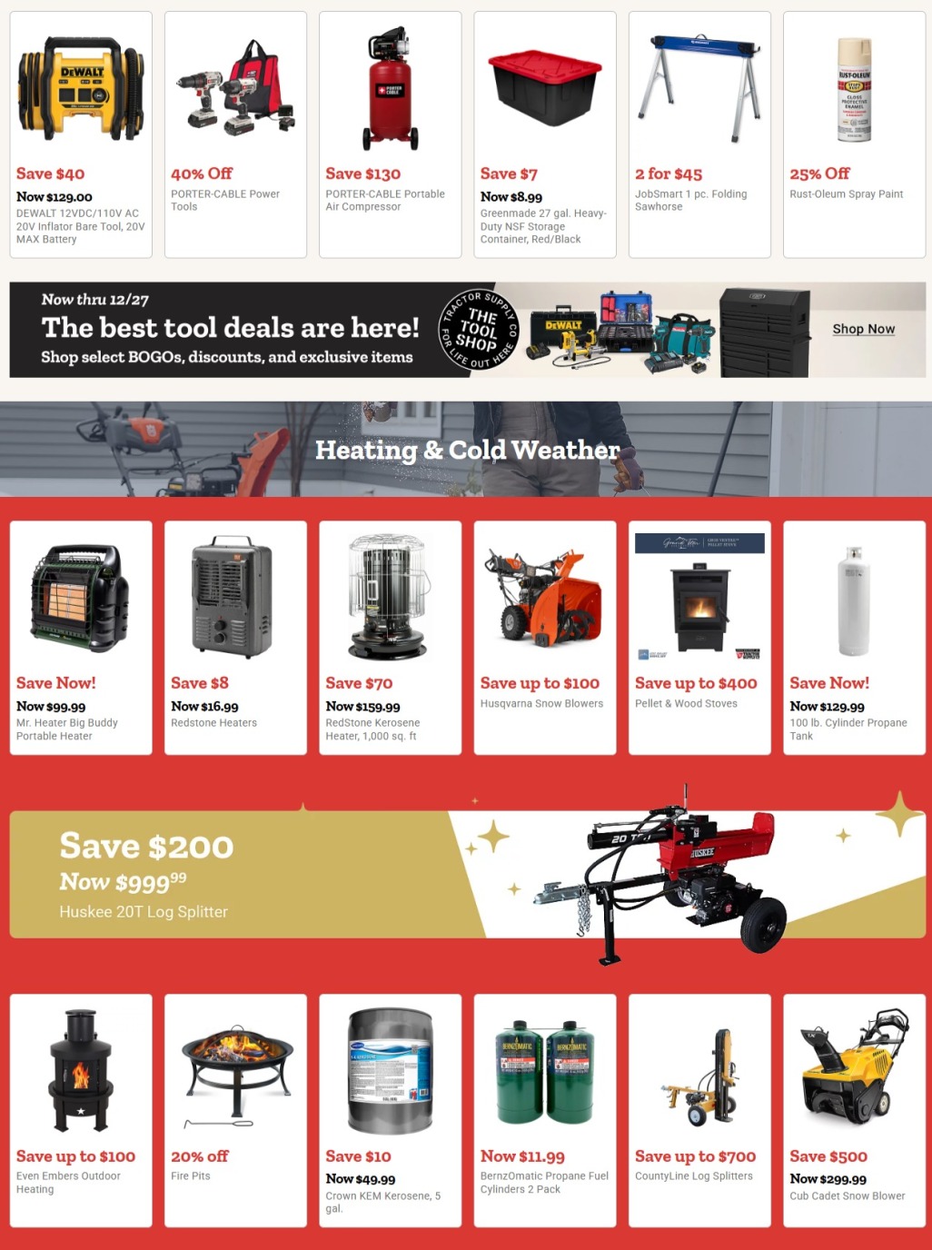 Tractor Supply Black Friday 2025 Ad