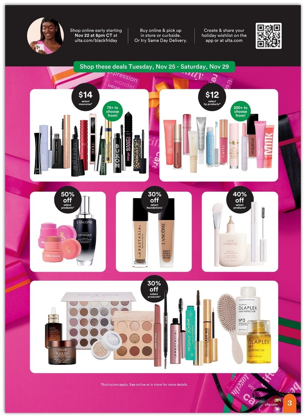 ulta beauty Black Friday 2025 Ad