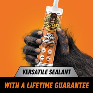 Gorilla Waterproof Caulk & Seal Silicone Sealant, 10oz Cartridge Sale