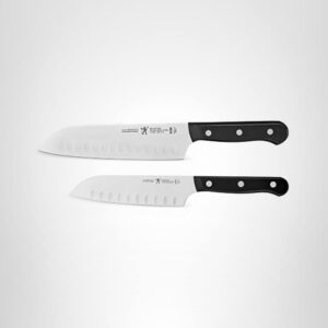 HENCKELS Solution Razor-Sharp 2-pc Knife Set, Santoku Knife 5 Inch, Santoku Knife 7 Inch