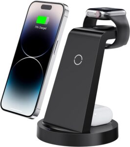 3 in 1 Charging Station for iPhone, Watch, Airpods Sale