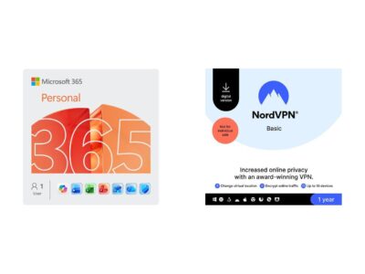 Microsoft 365 Personal | 12-Month Subscription plus 1 Year NordVPN