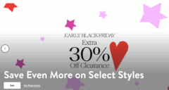 Norstrom Early Black Friday Clearance- Extra 30% off